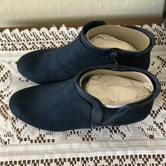 NWT Croft & Barrow Ocelot Women's Ankle Boots - 6W - Picture 3 of 11